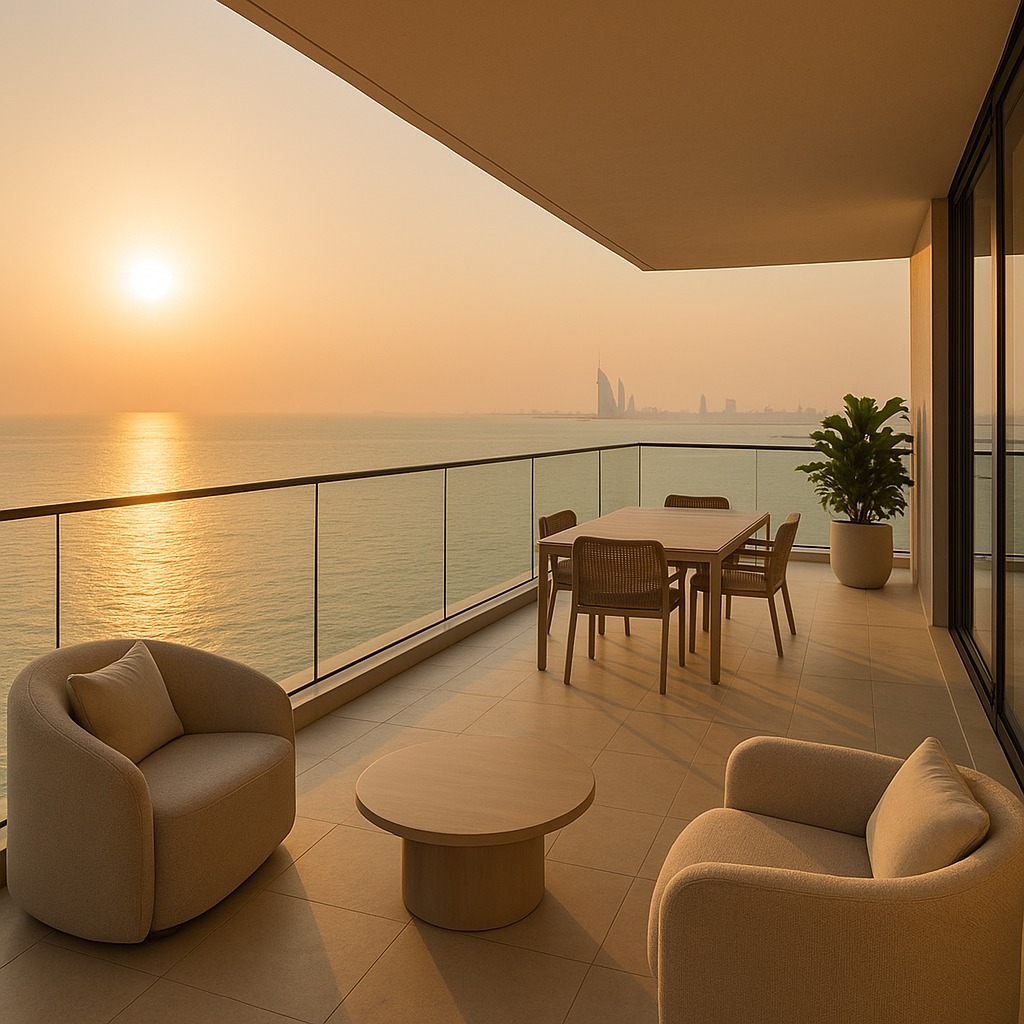 Dubai Holiday Homes for Monthly Rental with Sea View